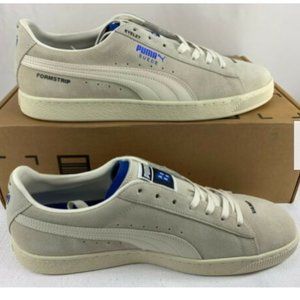 Error Suede Whisper White Blue Low Top Sneaker